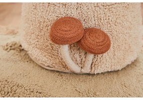 Детски пуф в тухлен цвят/кремав Boletus – Lorena Canals
