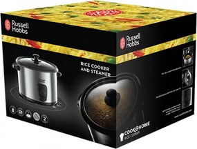Втора ръка: Уред за варене на ориз Russell Hobbs Cook@Home 19750-56, 700W, 1.8 l, Поддържане на топлината, Инокс