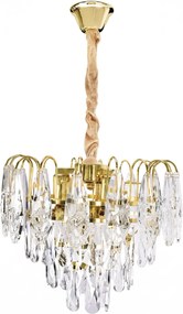 Кристална висяща лампа SWE078-CP 30cm GOLD