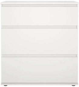 Бял нисък скрин 77x84 cm Nova – Tvilum