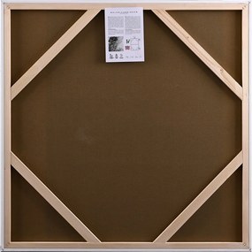 Картина с ръчно изрисувани елементи 102x102 cm Confidential Green – Malerifabrikken