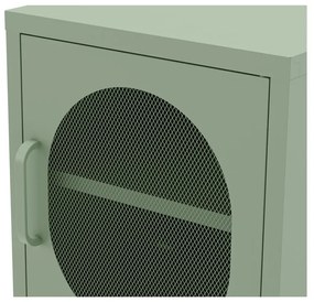 Метално нощно шкафче в цвят мента Diora – Marckeric