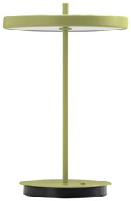Зелена метална LED настолна лампа с метален абажур (височина 31 cm) Asteria Move – UMAGE