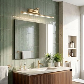 LED аплик за баня SWE023-1W 60cm Brush Gold