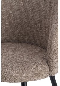 Бежови метални трапезни столове в комплект 2 бр. Radaja – Light &amp; Living