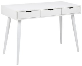 Бял писмен бюро ADIS с чекмеджета