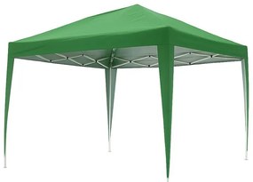 Градински павилион 3х3 м с автоматично разгъващ се покрив Бял