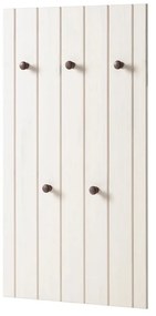 Бял комплект за коридор от масивен бор 55x100x2 cm Anita – Støraa