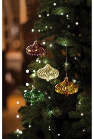 Светла декорация в цвят бордо ø 11 cm Dina - Sirius