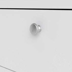 Бял нисък скрин 82x80 cm Madrid – Tvilum