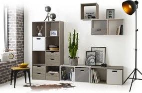 Рафт 5five Mix'n Modul, 1 отделение, MDF, 35x32x35 cm - Бял