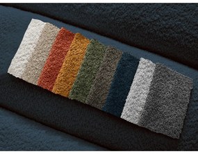 Тъмносиня табуретка от прежда с примки от букле Annecy – Bobochic Paris