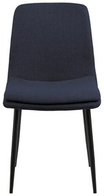 Тъмносин трапезен стол Becca – Actona