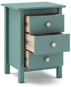 Детско нощно шкафче от борова дървесина в цвят бензин Max - Marckeric