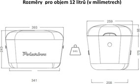 Розова хладилна чанта 12 l Pop – Polarbox