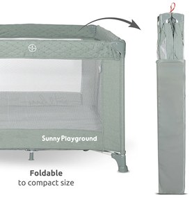 LORELLI Classic Кошара за игра SUNNY PLAYGROUND ICEBERG GREEN STAR