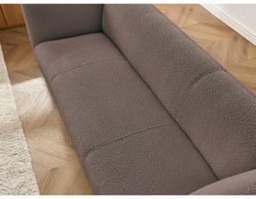 Кафяв диван от прежда с примки от букле 242 cm Giorgia – Bobochic Paris