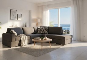 Ъгъл диван Must-Left-295φ 230β cm.-Gray