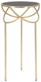 Кръгла масичка за кафе със стъклен плот ø 40 cm Ring - Mauro Ferretti