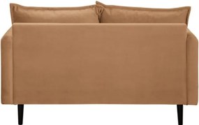 Кафяв кадифен диван 138 cm Juli – Ropez