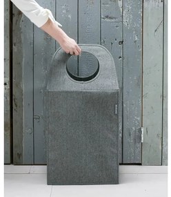 Торба за пране Brabantia 1001094, 55 л, Твърдо и отделящо се дъно, Магнитни дръжки, Черен