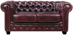 Диван Chesterfield II двуместен-Red antique