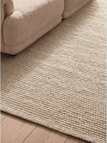 Кремав ръчно изработен вълнен килим 120x170 cm Richmond Diana – Ted Baker