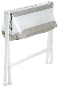 Бяла сгъваема люлка на колела 90x45 cm - Roba