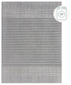 Сив килим от шенил подходящ за пране 200x320 cm Elton – Flair Rugs