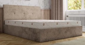 Спалня Alfa с еднолицев матрак-160x200-Бежов