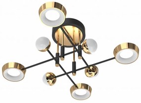 Zuma Line MX7170-8-3BGT - димируема LED плафон-люстра LARA LED/60W/230V, златист/черен