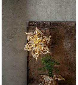Светлинна декорация с коледен мотив в златист цвят Bella - Star Trading