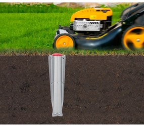 Градинска сушилня за дрехи в сребрист цвят 50 m Topspinner – Brabantia