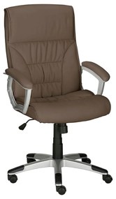 Кафяв офис стол от имитация на кожа Flori – Støraa