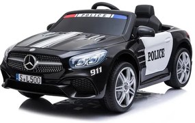 Акумулаторна кола KikkaBoo - Licensed Mercedes Benz SL500 Police, черна