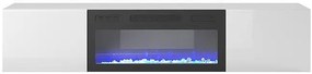 TV шкаф с вградена камина  LIVO RTV-180W K
