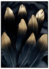 Живопис 50x70 cm Golden Feather - Malerifabrikken