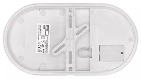 Бяла LED светлина за таван 14,5x27 cm Qari - EMOS