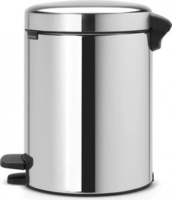 Разопакован: Кош за боклук с педал Brabantia NewIcon 649010, 5 л, Леко затваряне, Противоплъзгаща основа, Инокс