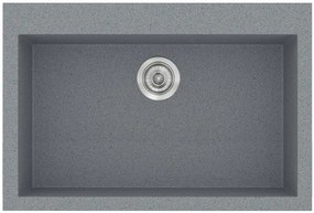 Мивка Sanitec 338-Metallic Silver