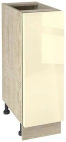 Долен шкаф МДФ Глосмакс 250(25см) Сонома