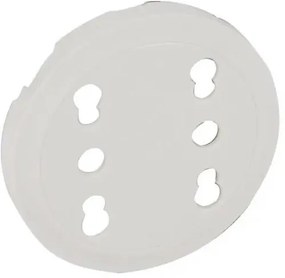 Legrand Лицев панел за контакт двоен ИТАЛИАНСКИ стандарт цвят бял Celiane - 068138