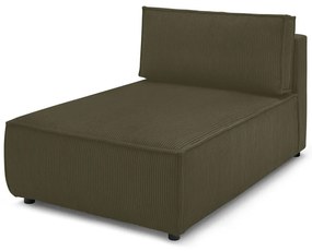 Светлозелен променлив модулен диван от велур Nihad modular - Bobochic Paris