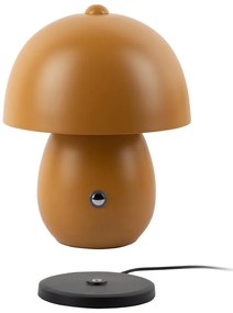 LED настолна лампа в цвят жълта охра с метален абажур (височина 18 cm) Mono LED – Leitmotiv