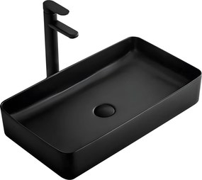 Умивалник за плот Rea Denis Black MAT