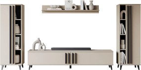 Секция за хол Helsinki I-Бежово-Черен