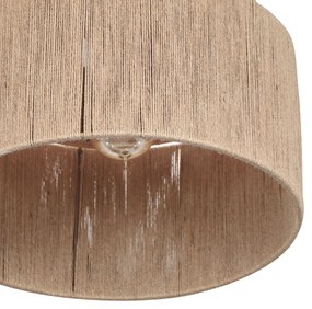 Japandi таванна лампа кафява с въже - Smille