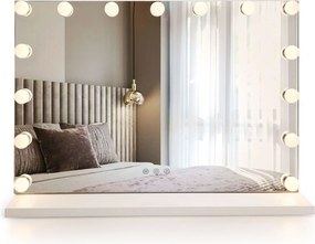 Огледало LED HOLLYWOOD White 80x60