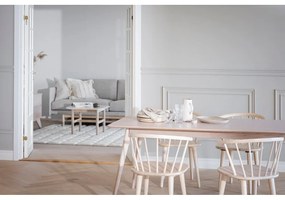 Сгъваема маса за хранене с плот от дъб 190x90 cm Yumi - Rowico