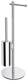 OMNIRES MP60810CR - Държач за тоалетна хартия и четка за тоалетна MODERN PROJECT хром